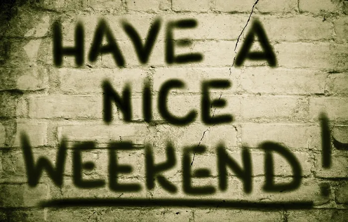 Impression encadrée : Concept de Bon Week-End Impression encadrée : Concept de Bon Week-End