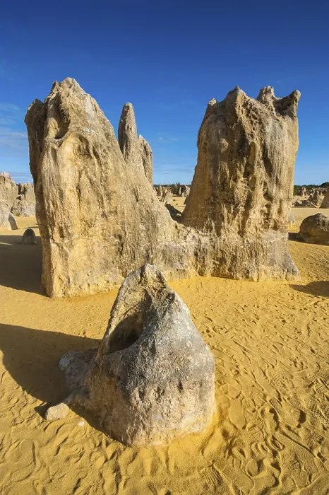 Impression encadrée : Les formations en calcaire de Pinnacles.