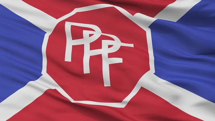 Impression encadrée : Drapeau Ppf, Vue Rapprochée. Impression encadrée : Drapeau Ppf, Vue Rapprochée.