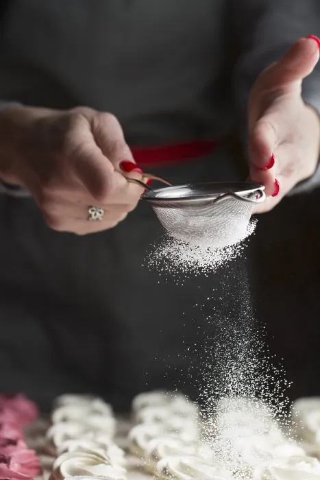 Impression encadrée : Le processus de fabrication des marshmallows. Impression encadrée : Le processus de fabrication des marshmallows.