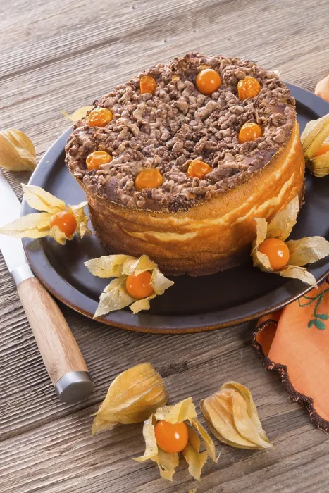 Impression encadrée : Gâteau au fromage rustique.