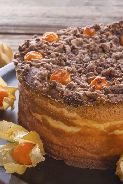 Impression encadrée : Gâteau au fromage rustique
