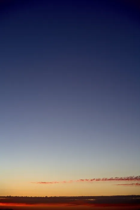 Impression encadrée : Ciel, nuages, coucher de soleil.