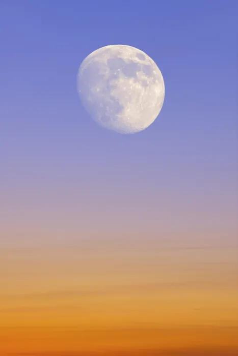 Impression encadrée : Ciel avec la lune, composant. Impression encadrée : Ciel avec la lune, composant.