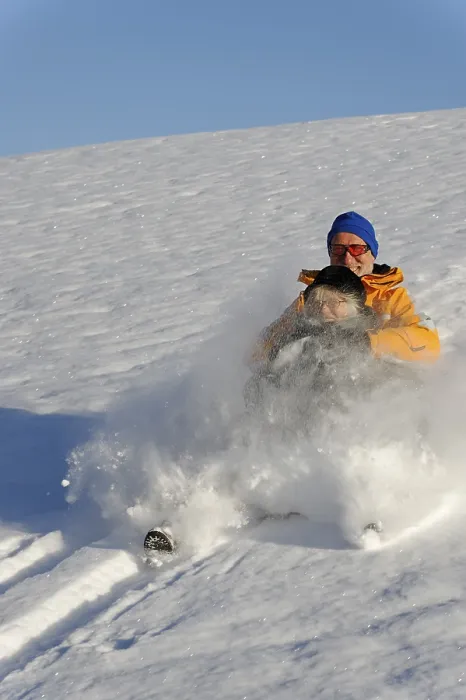 Impression encadrée : Sledding