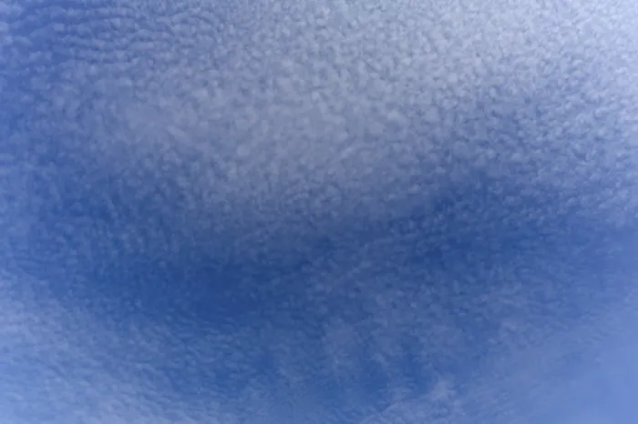 Impression encadrée : Nuages flous et doux, Cirrocumulus.