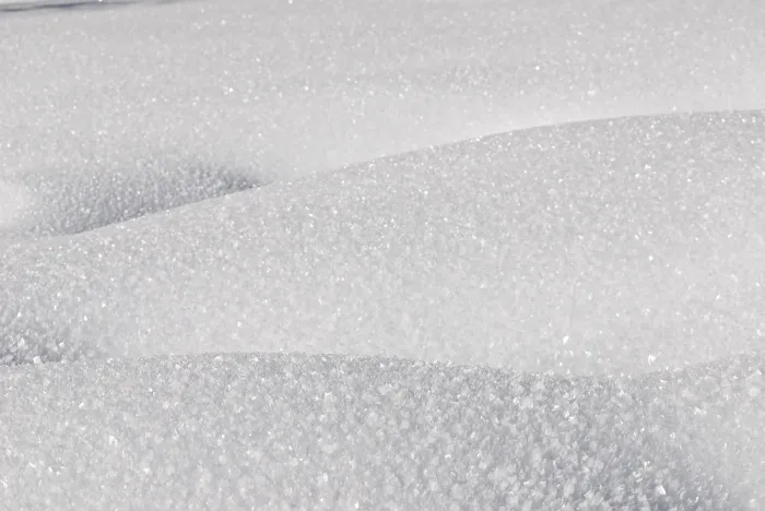 Impression encadrée : Surface enneigée. Impression encadrée : Surface enneigée.