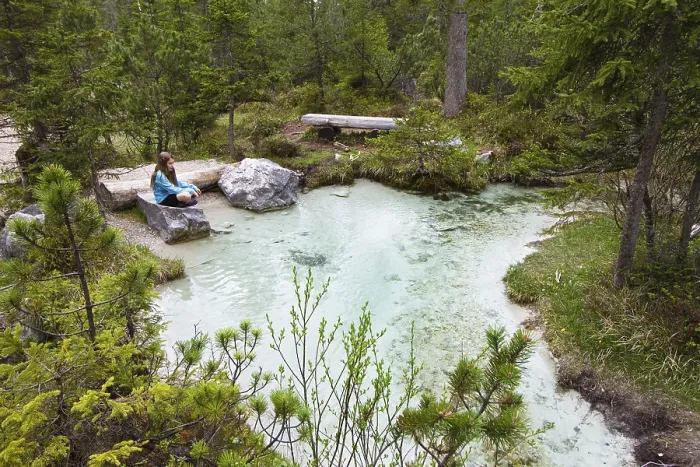 Impression encadrée : À la source de l'Isar. Impression encadrée : À la source de l'Isar.