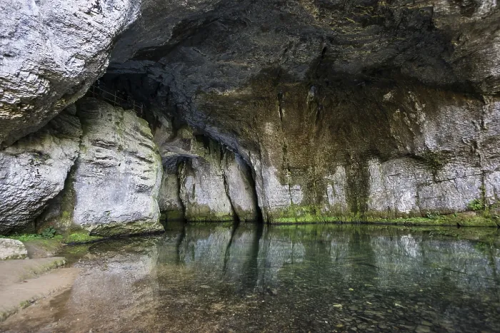 Impression encadrée : Printemps, Source du Lison, Source des Lisons.