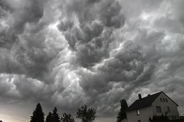 Impression encadrée : Nuages orageux Impression encadrée : Nuages orageux