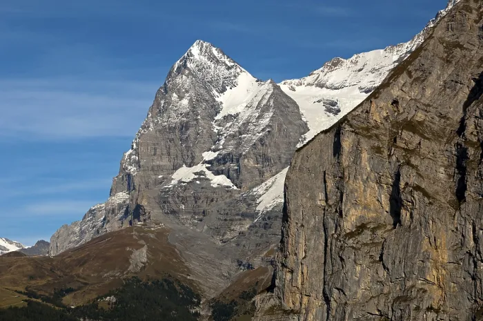 Impression encadrée : Sommet de l'Eiger, Mürren. Impression encadrée : Sommet de l'Eiger, Mürren.