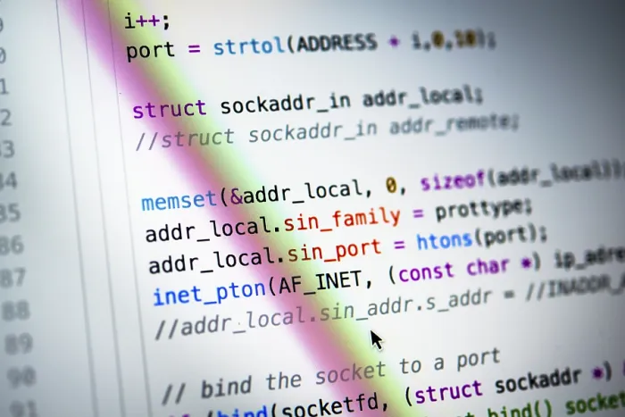 Impression encadrée : Syntaxe, code source, code, langage de programmation C