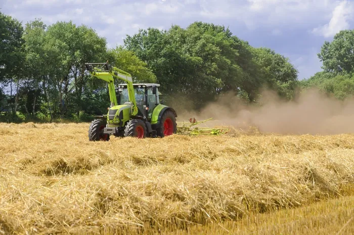 Impression encadrée : Le tedder (machine) Impression encadrée : Le tedder (machine)