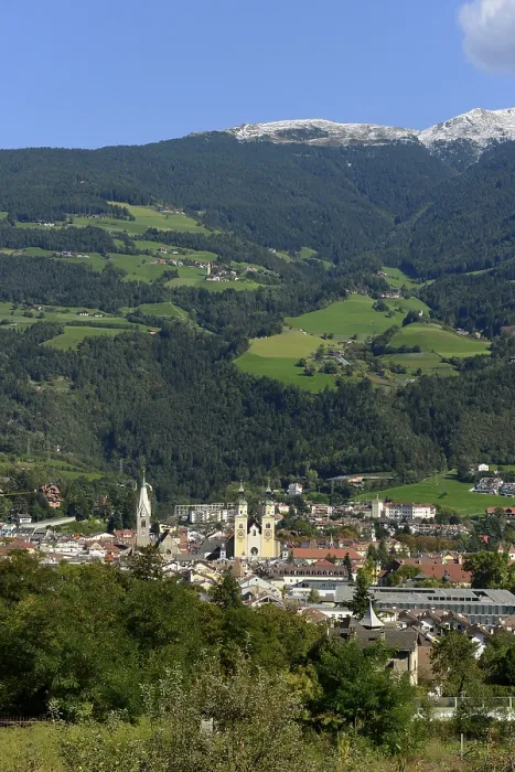 Impression encadrée : Vue de Brixen dans l'Eisacktal.