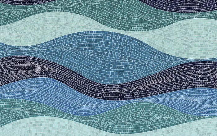 Impression encadrée : Fond d'onde