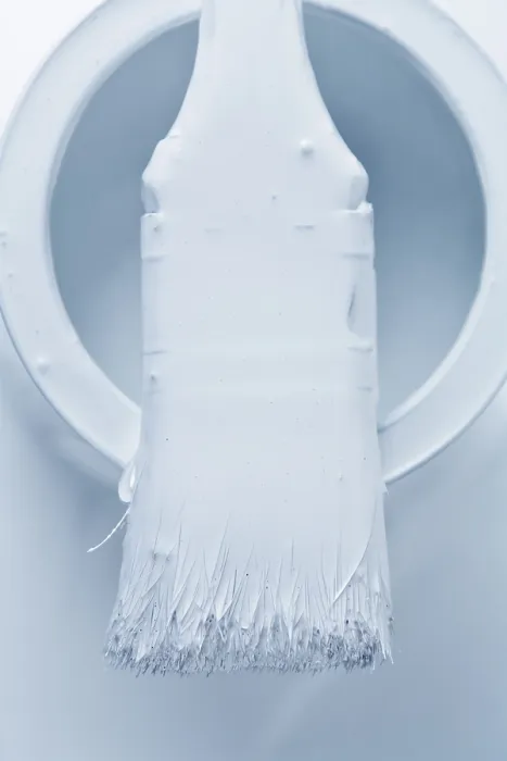 Impression encadrée : Peintre blanc