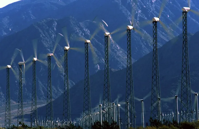 Impression encadrée : Générateurs d'éolienne.