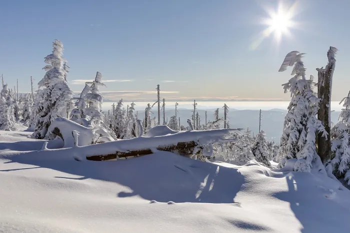 Impression encadrée : Winterlandschaft