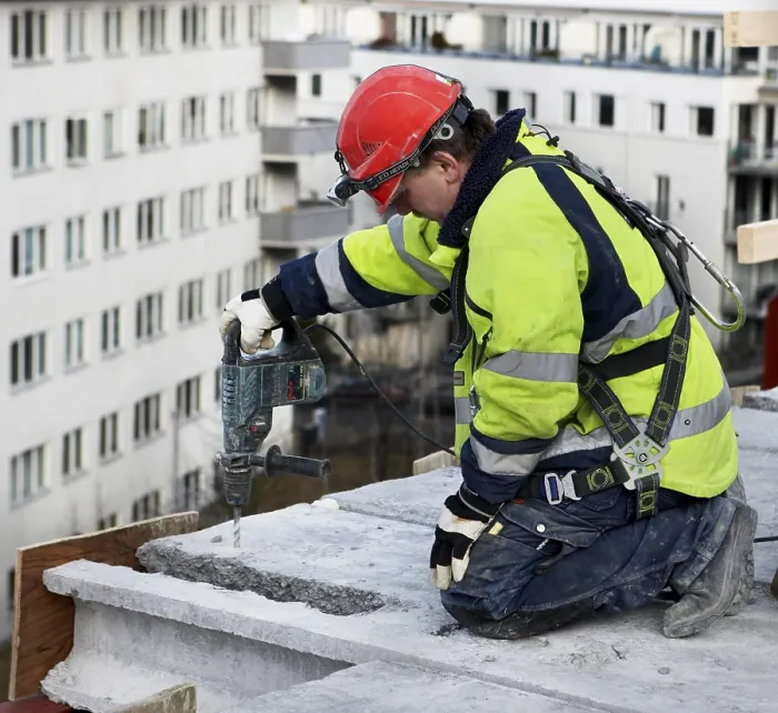 Impression encadrée : Ouvriers - Ouvriers de construction