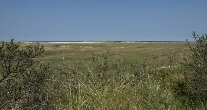 Impression encadrée : Slufter. De Slufter à Texel ; La Slufter sur Texel