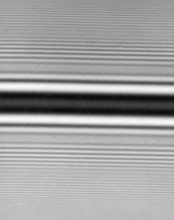 Impression encadrée : Diffraction de Fresnel par Fils Mince.