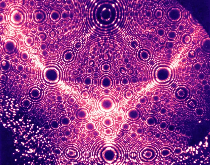 Impression encadrée : La Diffraction des Rayons X du Platine. Impression encadrée : La Diffraction des Rayons X du Platine.