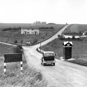Stonehenge Print, Black and White Photograph