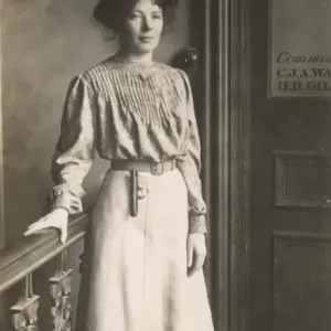 Christabel Pankhurst Print - Portrait of a Leading Suffragette