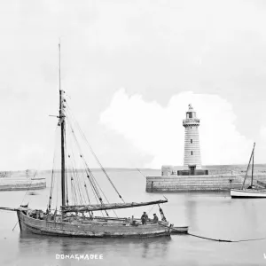 Early 20th Century Print of Donaghadee, Northern Ireland Early 20th Century Print of Donaghadee, Northern Ireland