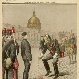 Dreyfus Alfred Dreyfus Print: French Army Officer's Degradation