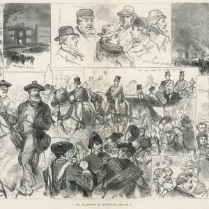 Gladstone's Midlothian Campaign Print