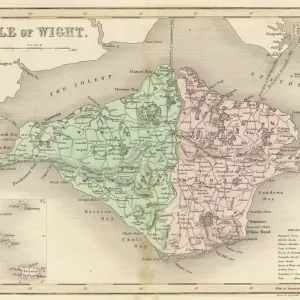 Isle of Wight County Series Print C1857 Isle of Wight County Series Print C1857