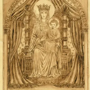 Our Ladye of Walsingham Print - Mary and Jesus