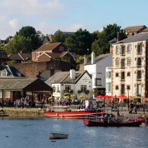 Quay di Exeter, Exeter (Devon), Inghilterra Regno Unito Europa