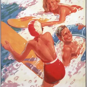 Newquay Print, 1937 GWR Poster
