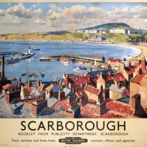 Scarborough Print, 1950 BR Poster Scarborough Print, 1950 BR Poster