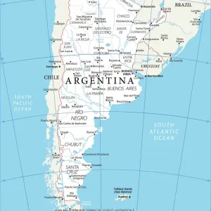 Agentina Refernce Map