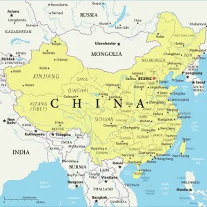 China Reference Map Print 949100300