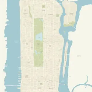 Mappa di Manhattan Mappa di Manhattan