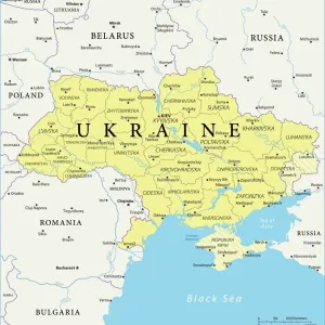 Fine Art Storehouse Print of Ukraine Reference Map Fine Art Storehouse Print of Ukraine Reference Map