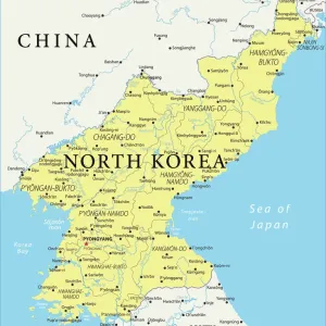 North Korea Reference Map