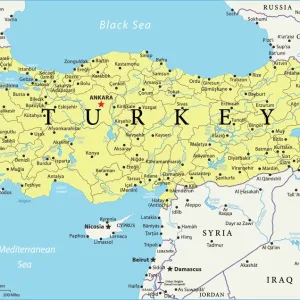 Turkey Reference Map