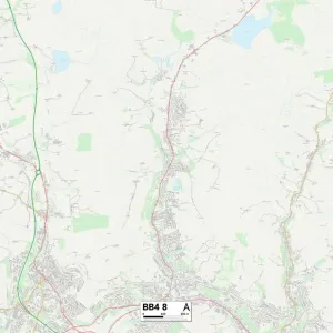 Rossendale BB4 8 Print Map Sector Map