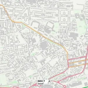 Dundee DD3 7 Print Postcode Sector Map Dundee DD3 7 Print Postcode Sector Map