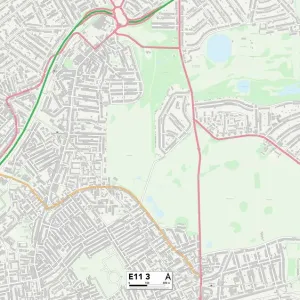 Waltham Forest E11 3 Print Map