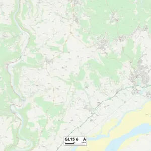 GL15 6 Print Sector Map of Gloucester