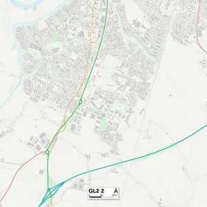 Gloucester GL2 2 Print Postcode Sector Map