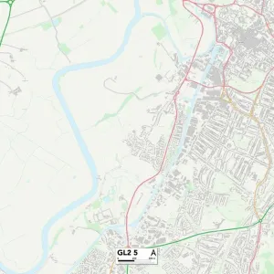 Gloucester GL2 5 Print Postcode Sector Map