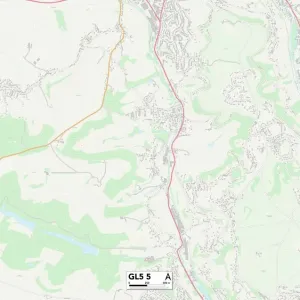 Stroud GL5 5 Print Map Sector