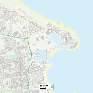 Hartlepool TS24 0 Postcode Sector Print Map